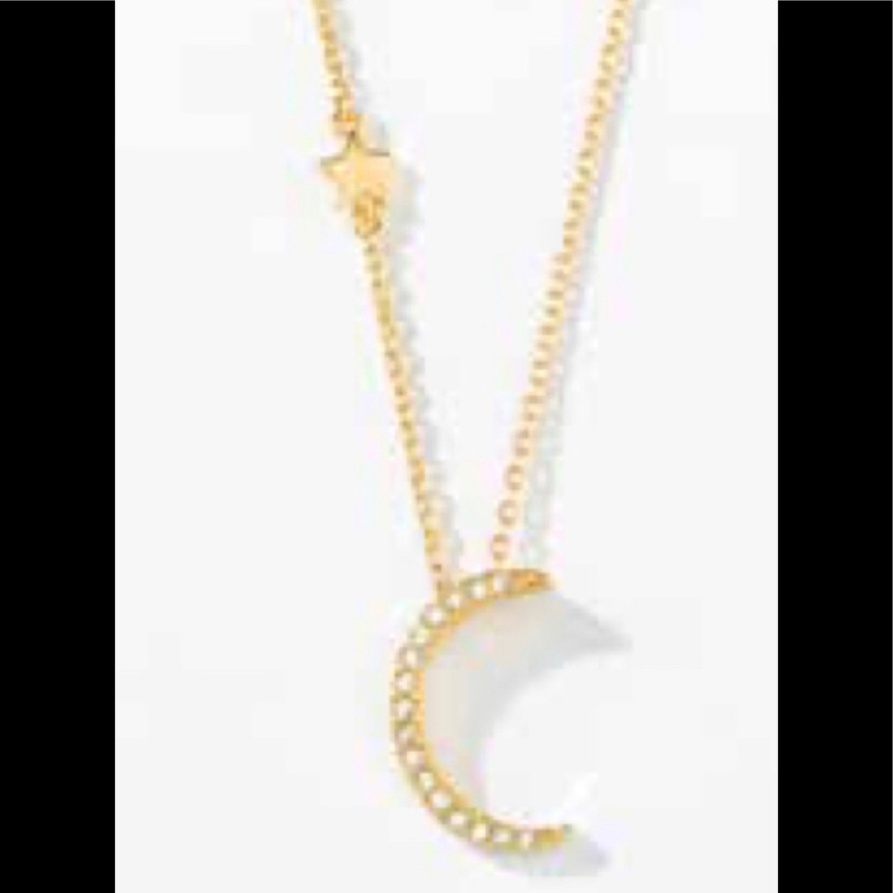 Touchstone Crystal by Swarovski celestial moon necklace BNIB so cute and sparkly